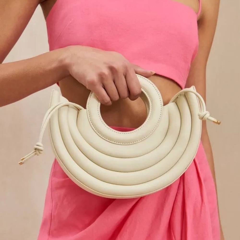 Cult Gaia Amelia Mini Top Handle Bag Off-White